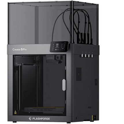 FlashForge Creator 5 Pro Impresora 3D Multi-Color con Volumen 10.1" y 4 Cabezas Intercambiables
