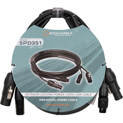 American DJ Accu-Cable Cable DMX 5 Pines 3 Pies 22 AWG IP65