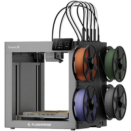 FlashForge Creator 5 Impresora 3D Multi-Color Volumen 10.1" 4 Cabezas