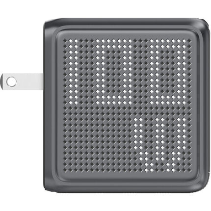 BMX GanSta Pixel Cargador USB 4 Puertos 100W con Pantalla Pixel 2x100W USB-C Adaptadores UK EU AU