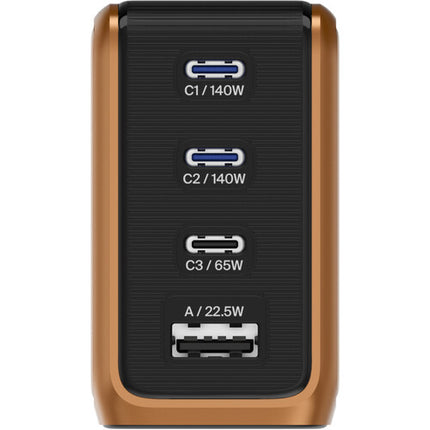 Cargador USB BMX GanSta Pixel 140W 4 Puertos con Pantalla LED
