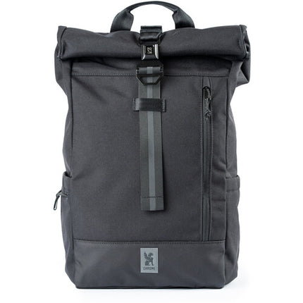 Chrome Industries Initiate Mochila Rolltop Negra 26L con Funda para Laptop Acolchada