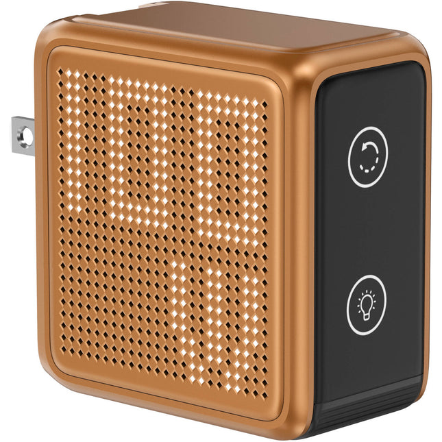 BMX GanSta Pixel Cargador USB 100W 4 Puertos con Pantalla Pixel naranja