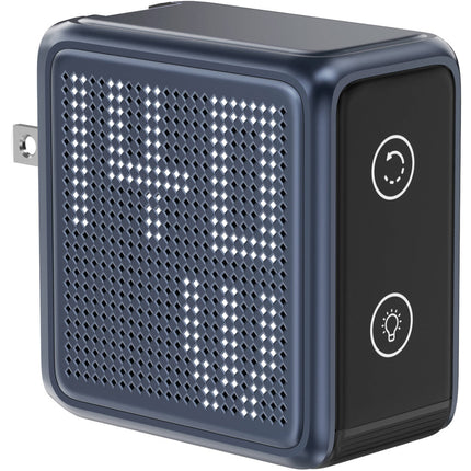 BMX GanSta Pixel Cargador USB 140W 4 Puertos Pantalla LED Azul