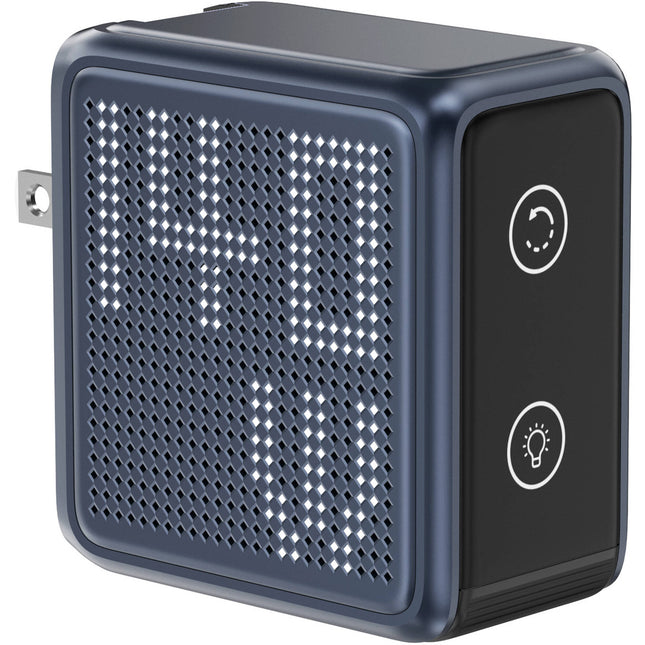 BMX GanSta Pixel Cargador USB 140W 4 Puertos Pantalla LED Azul