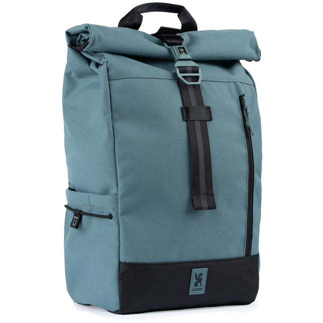 Chrome Industries Initiate Mochila Rolltop Azul Acero 26L con Funda Acolchada para Laptop
