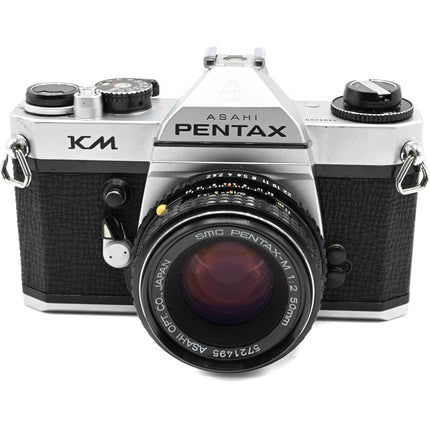Pentax KM Cámara Réflex 35mm con Objetivo 50mm f/2 Manual Enfoque