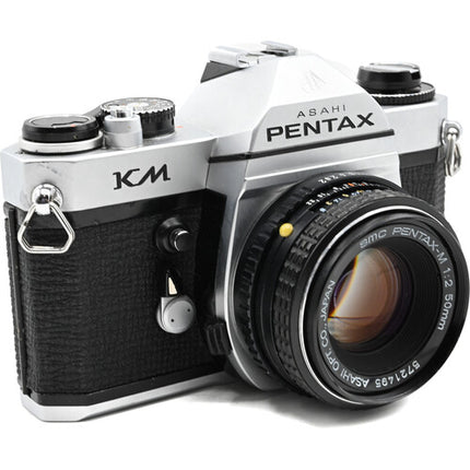 Pentax KM Cámara Réflex 35mm con Objetivo 50mm f/2 Manual Enfoque