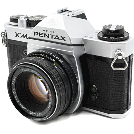 Pentax KM Cámara Réflex 35mm con Objetivo 50mm f/2 Manual Enfoque