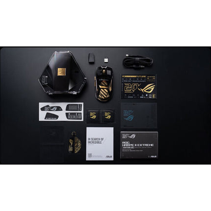 ASUS ROG Harpe II Extreme Edition 20 Ratón Gaming 65000 dpi 8000 Hz inalámbrico