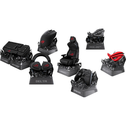 ASUS ROG Keycap Mystery Box Edition 20 Keycaps Artesanales para Teclado Mecánico
