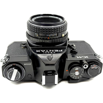 Pentax KM Cámara Analógica 35mm con Objetivo SMC 50mm f/2 Manual y Medidor de Luz