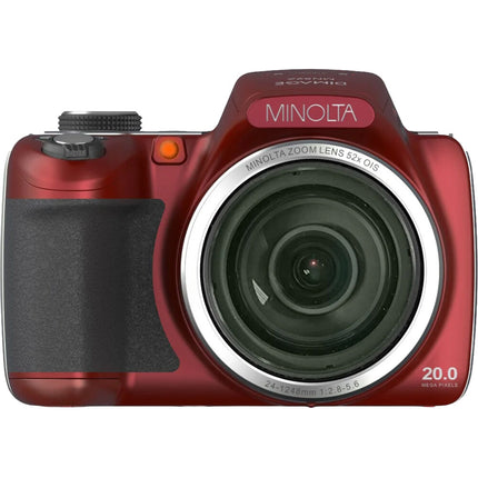 Minolta MN52Z DiMAGE Cámara Digital 20MP Zoom Óptico 52x Roja