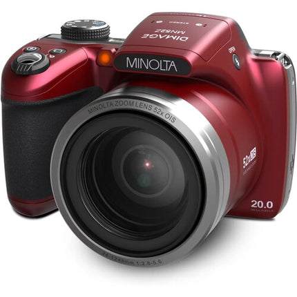 Minolta MN68Z DiMAGE Cámara Digital Roja 21MP 68x Zoom Óptico 32GB