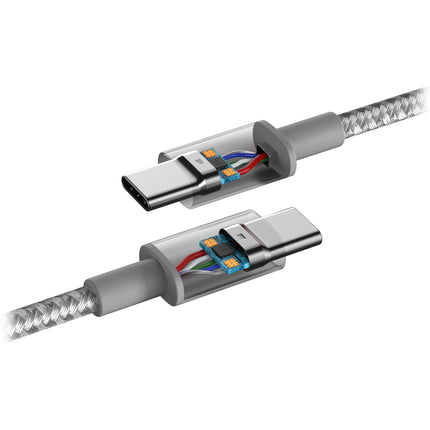 Anker Cable USB-C Trenzado 100W 10 pies Nylon Resistente Blanco