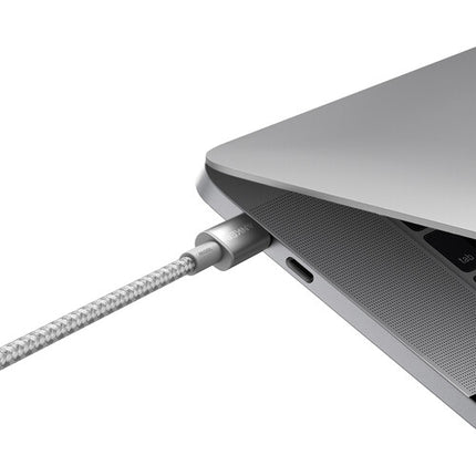 Anker Cable USB-C Trenzado 100W 10 pies Nylon Resistente Blanco