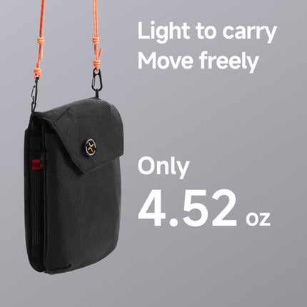 VSGO Black Snipe Urban Bolsa para Teléfono Negra con Correa Ajustable y Doble Compartimento