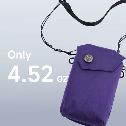 VSGO Black Snipe Urban Bolsa para Teléfono Morada con Correa Ajustable y Doble Compartimento