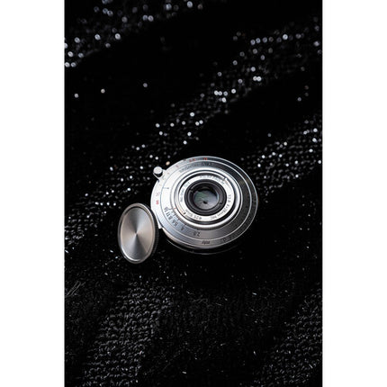 Brightin Star 28mm f/2.8 Pancake Lente Gran Angular Full-Frame 0.4" Grosor Plata