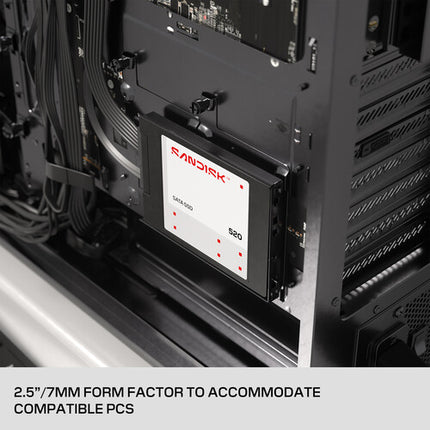 SANDISK 4TB SSD Interno 2.5" SATA III 560MB/s Lectura 525MB/s Escritura