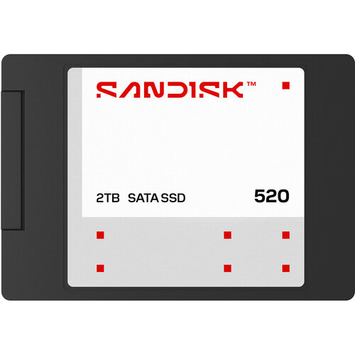 SANDISK 2TB SSD Interno SATA III 2.5" 520 MB/s Escritura Garantía 5 años