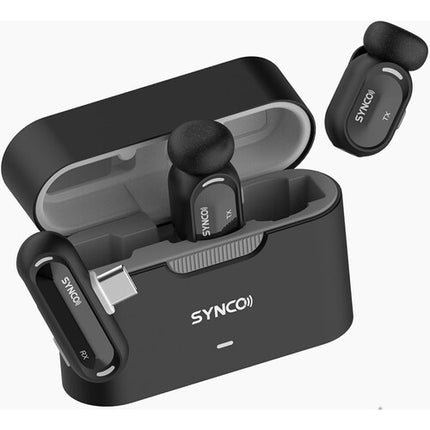 Synco SMICT AI Sistema Micrófono Inalámbrico Digital 2 Personas USB-C 2.4 GHz 328' Alcance 6h Uso