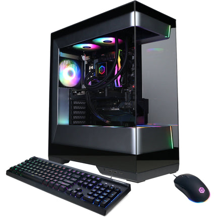 CyberPowerPC Gamer Supreme Liquid Cool PC Sobremesa 24 núcleos 32GB RAM 2TB SSD incluye teclado y ratón