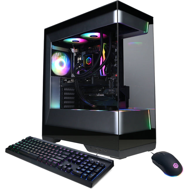 CyberPowerPC Gamer Supreme Liquid Cool PC Sobremesa 24 núcleos 32GB RAM 2TB SSD incluye teclado y ratón