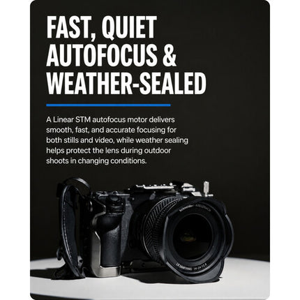 Samyang AF 14-24mm f2.8 Lente Gran Angular Zoom para Sony E con 9 hojas y sellado climático