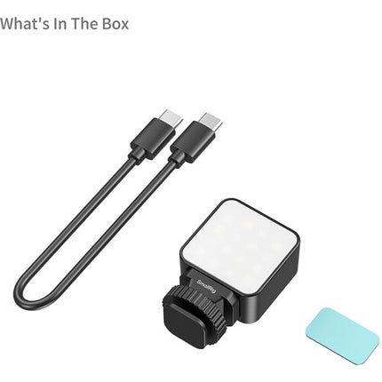 SmallRig LED Fill Light Luz de Relleno 500mAh USB-C 3 Modos de Color