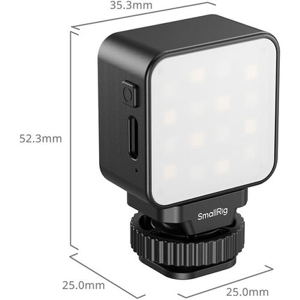 SmallRig LED Fill Light Luz de Relleno 500mAh USB-C 3 Modos de Color