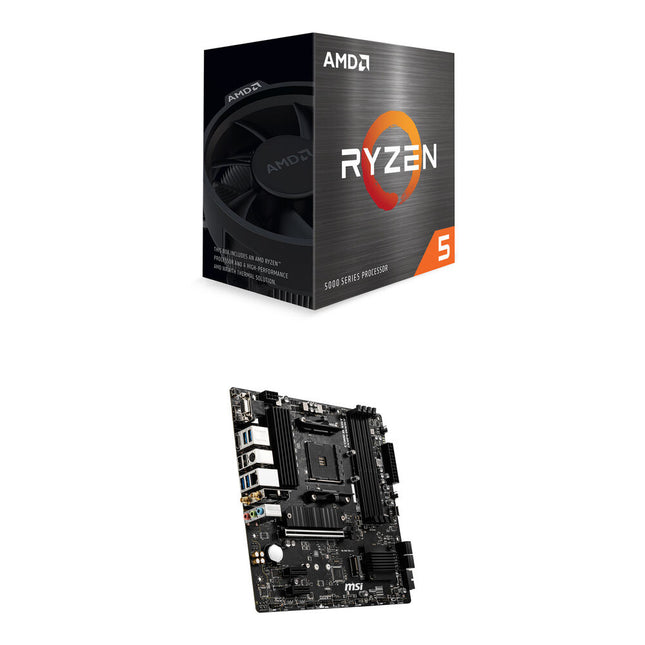 AMD Ryzen 5 5500 6 Núcleos 3.6 GHz Kit Placa Base B550M PRO-VDH WIFI