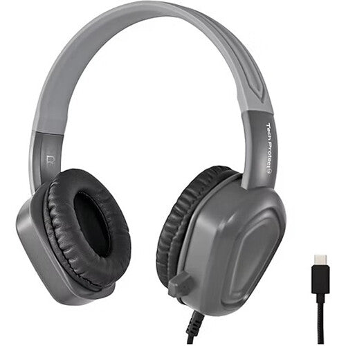 TechProtectus Auriculares USB-C Over-Ear con Cancelación de Ruido y Micrófono Integrado