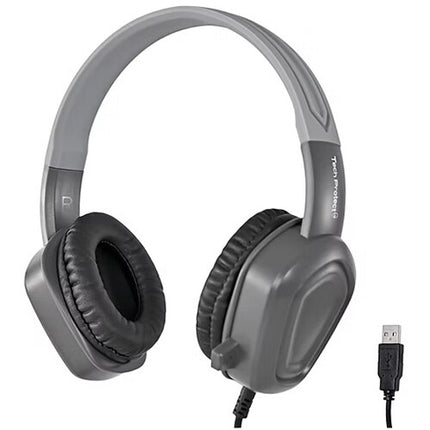 TechProtectus Auriculares USB-A con Cancelación de Ruido y Micrófono Integrado