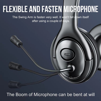 TechProtectus Auriculares USB Over-Ear con Cancelación de Ruido y Micrófono