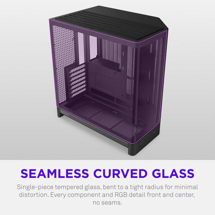 NZXT H6 RGB+ 2026 Caja Mini Torre ATX Negro Panel Cristal Templado