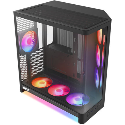 NZXT H6 RGB+ 2026 Caja Mini Torre ATX Negro Panel Cristal Templado