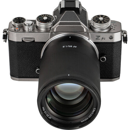 TTArtisan AF 85mm f1.8 Neo Objetivo Telefoto Full Frame Nikon Z 62mm