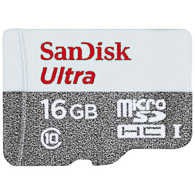 SANDISK 16GB Ultra microSDHC UHS-I 80MBs Clase 10 Tarjeta de Memoria