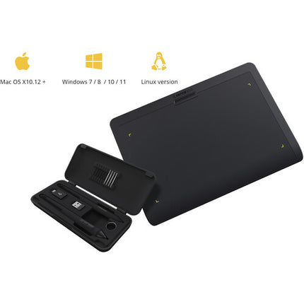Xencelabs Pen Tablet Medium Negro 10.33x5.8 Pulgadas 8192 Niveles de Presión
