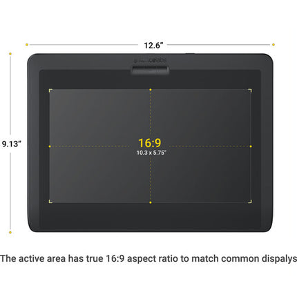 Xencelabs Pen Tablet Medium Negro 10.33x5.8 Pulgadas 8192 Niveles de Presión