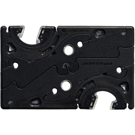 GEOMETRICAL PROv2 Tripié de Bolsillo Slim para Smartphones con Adaptador 5.5-9.5mm Negro Mate