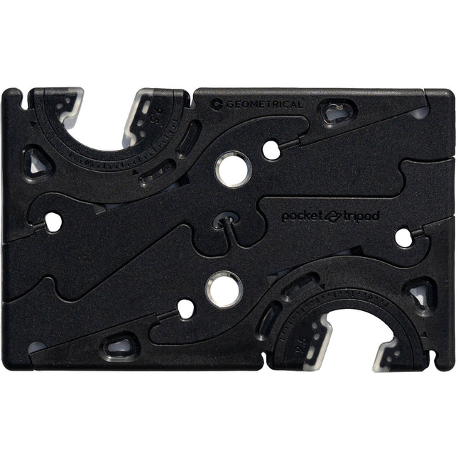 GEOMETRICAL PROv2 Tripié de Bolsillo Slim para Smartphones con Adaptador 5.5-9.5mm Negro Mate