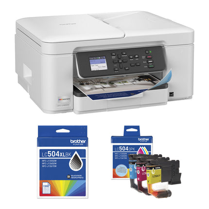 Brother MFC-J1365DW Impresora Multifuncional Color Inyección con Dúplex Automático y 16 ppm Negro 9 ppm Color