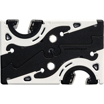 GEOMETRICAL PROv2 Pocket Tripod Pro Standard trípode para smartphone blanco panda con adaptador 8.5 a 12.5mm