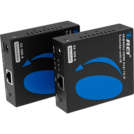 OREI EX-500-K Extensor HDMI 4K60 sobre IP con KVM IR 394 pies