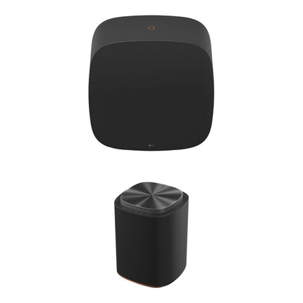 LG Sound Suite AI W7 Kit de Subwoofer Inalámbrico 8" y Altavoz M7 con Dolby Atmos y Wi-Fi Dual-Banda