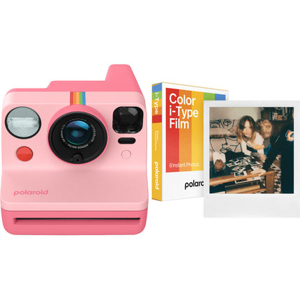 Polaroid Now Generation 3 Cámara Instantánea i-Type con 8 Exposiciones Rosa