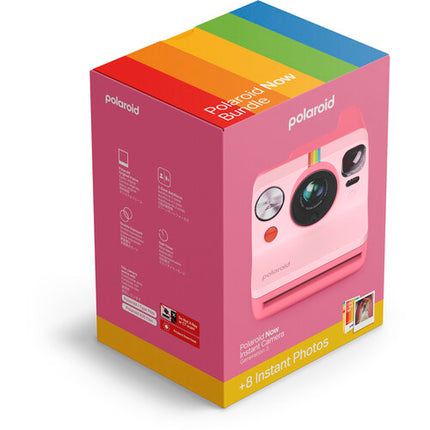 Polaroid Now Generation 3 Cámara Instantánea i-Type con 8 Exposiciones Rosa