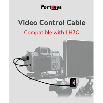 PORTKEYS Cable HDMI para Monitor LH7C 19.6" con USB-C y Control